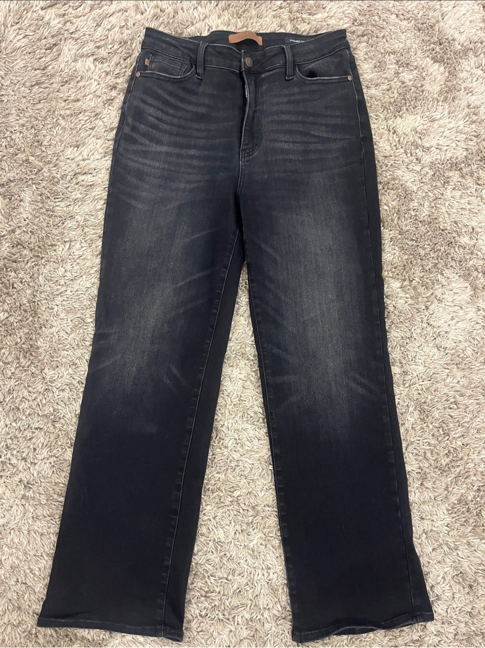 Judy Blue Black Straight Fit Jeans